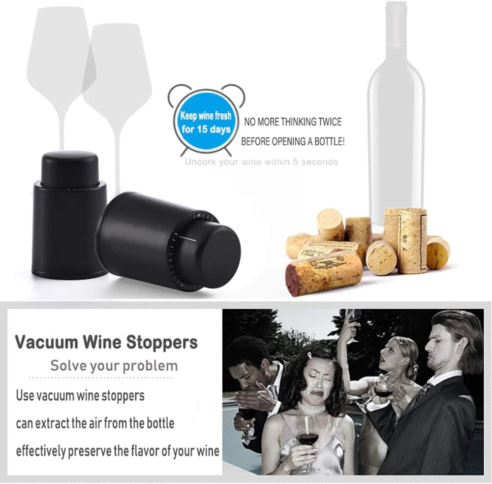 Vacuum Wine Bottle Stopper Sealed Storage Vacuum Wine Stopper