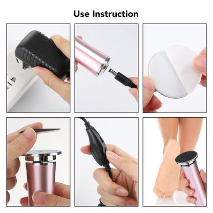 Electric Foot Callus Remover Foot Care File Heels