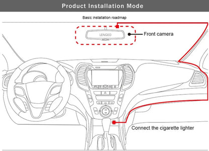 NEW 1080P HD WIFI 2/3Camera Dash Cam For Car Camera