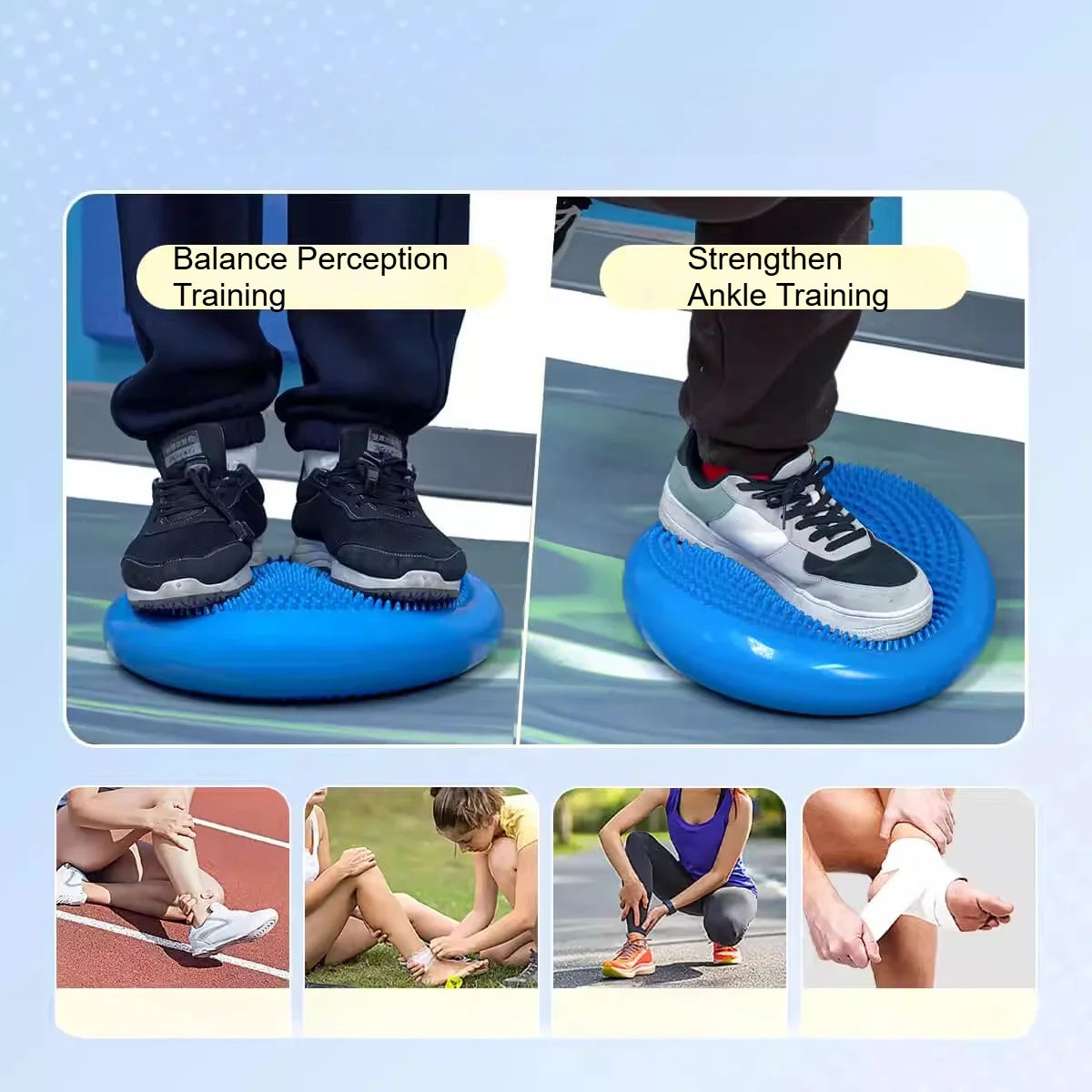 Thickened PVC Inflatable Yoga Balance Cushion Massage