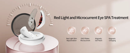 EMS Redlight Eye Massage and Stainless Steel Cooling Eye Pad