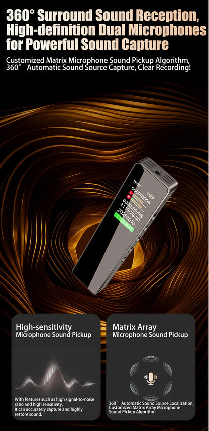 Famue AI Voice Recorder Real-Time Transcription Translation