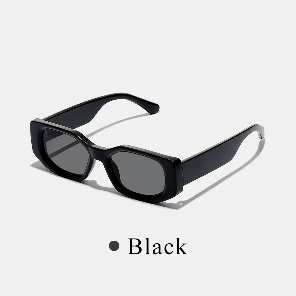 New Black Classic Retro Designer Branded Concave Sunglasses