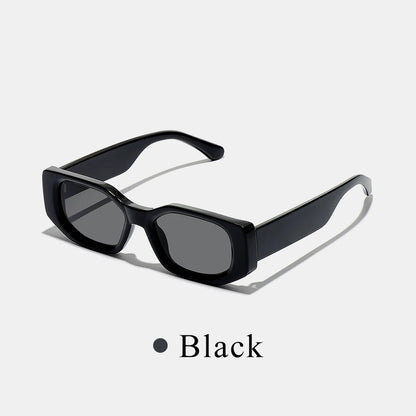 New Black Classic Retro Designer Branded Concave Sunglasses