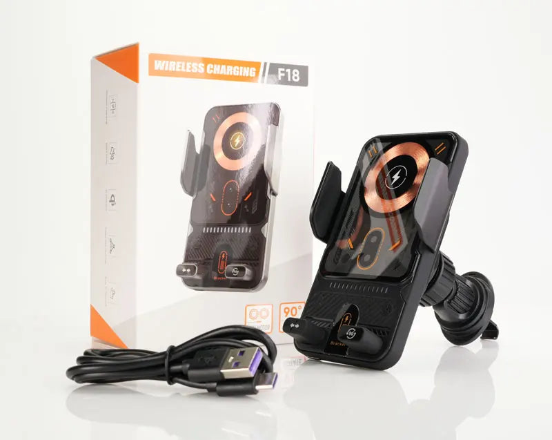 Car Phone Holder Vent Fast Wireless Charging Sensing Charger
