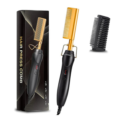 Hot Comb Straightener Electric Hair Straightener