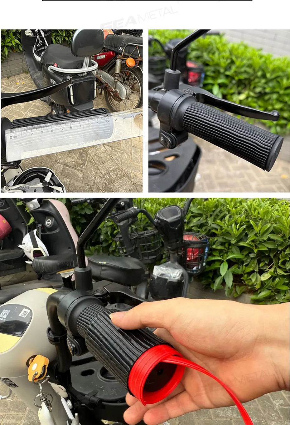 Motorcycle Silicone Handlebar Cover