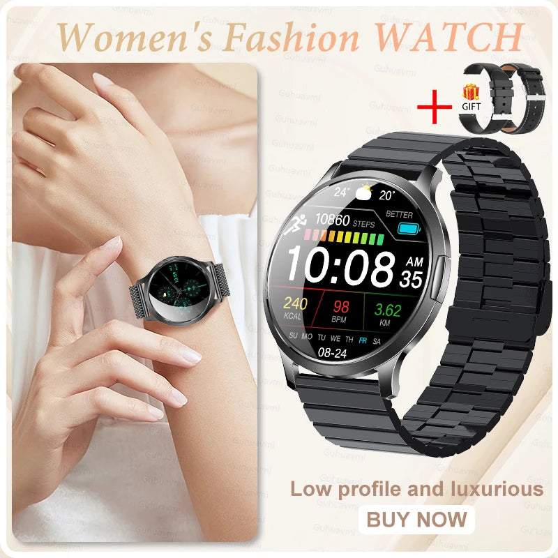 New Smart Watch For Women Gift 1.32 Inch Full Touch Screen