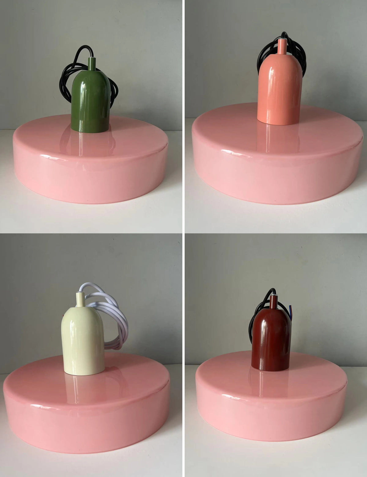 Nordic Retro Glass Pendant Lamps Indoor E27 LED Chandelier