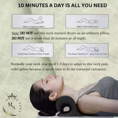 Neck And Shoulder Relaxer Cervical Chiropractic Traction Device