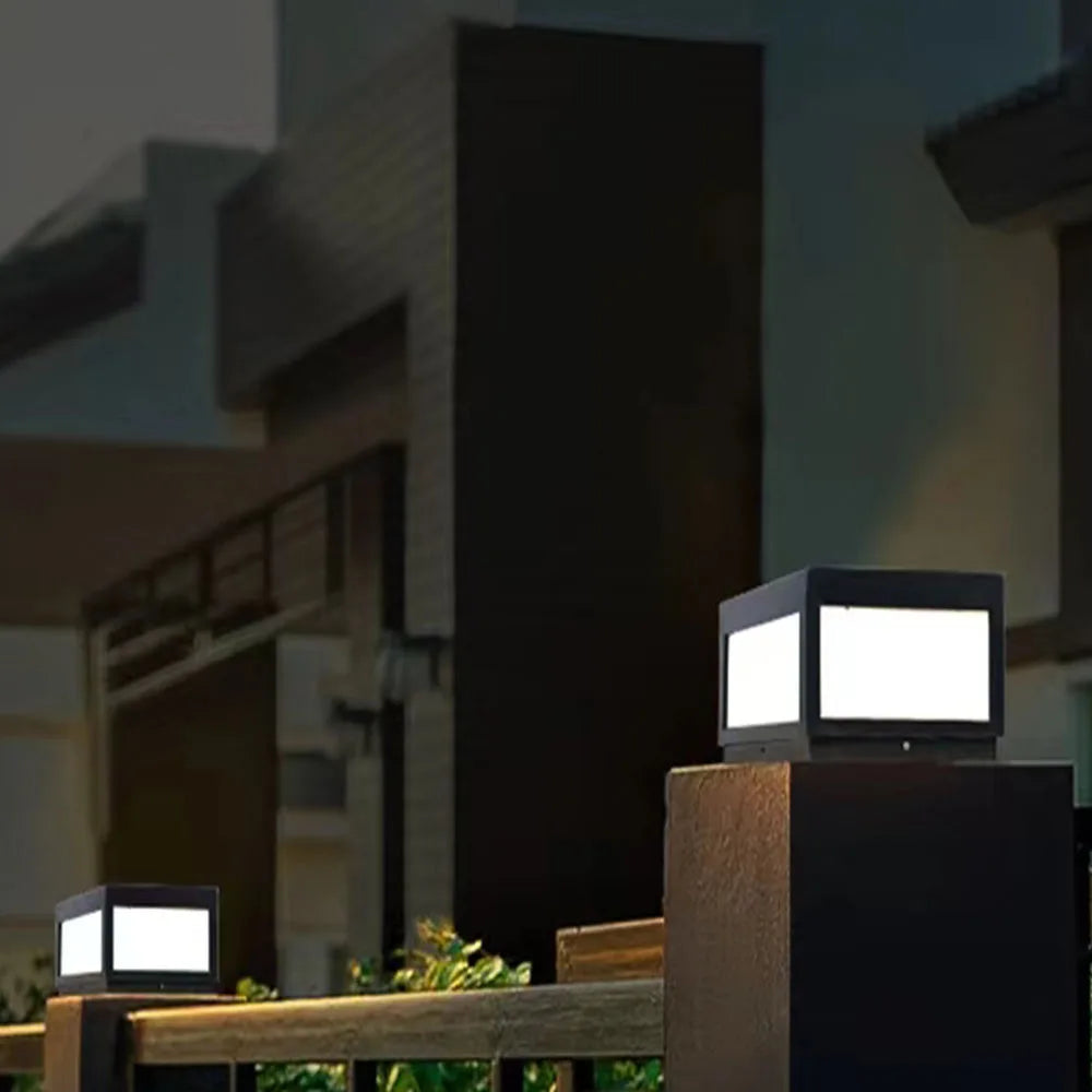 Solar Outdoor Light Waterproof Pillar Light Solar Energy Powered
