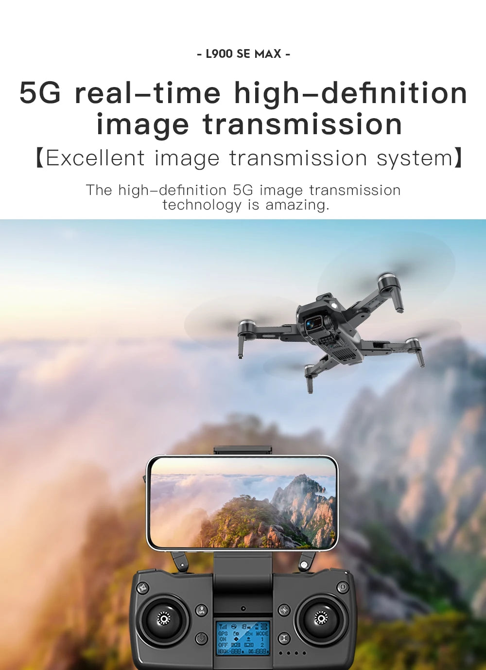 L900 Pro SE MAX GPS Drone 4K Professional Dual HD Camera