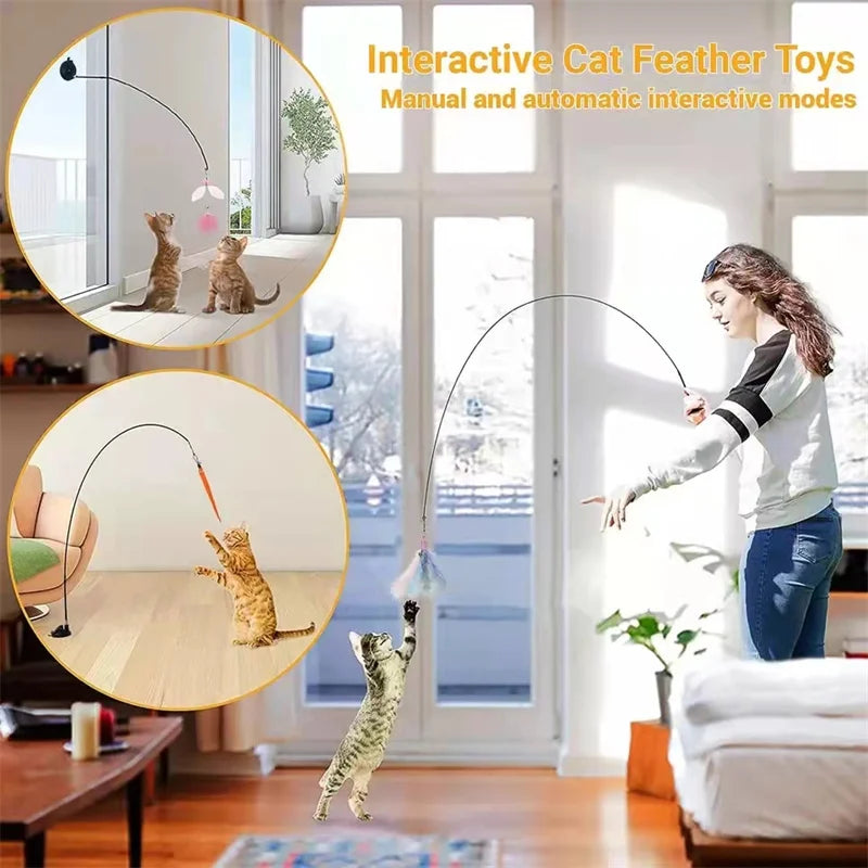 Simulation Bird Interactive Funny Cat Stick Toy