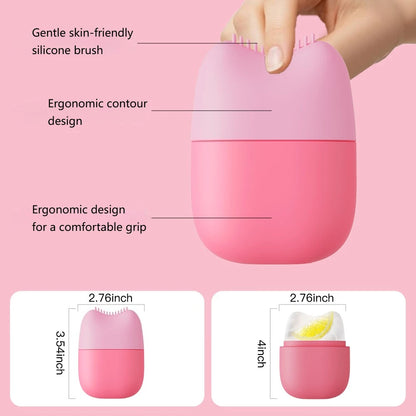 Ice Roller for Face & Eye Face Massage Silicone Ice Mold
