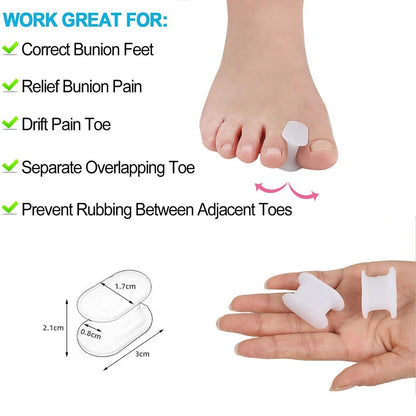 Gel Toe Separator Hallux Valgus Bunion Corrector