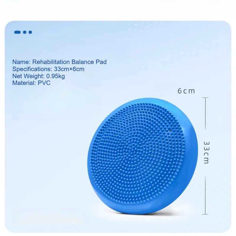 Thickened PVC Inflatable Yoga Balance Cushion Massage