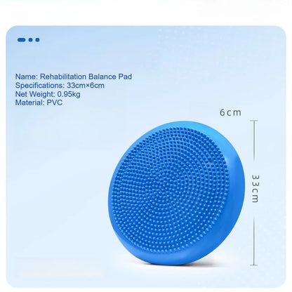 Thickened PVC Inflatable Yoga Balance Cushion Massage