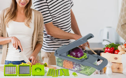 Vegetable Chopper Dicer Set Effortless Onion Tomato Cutter
