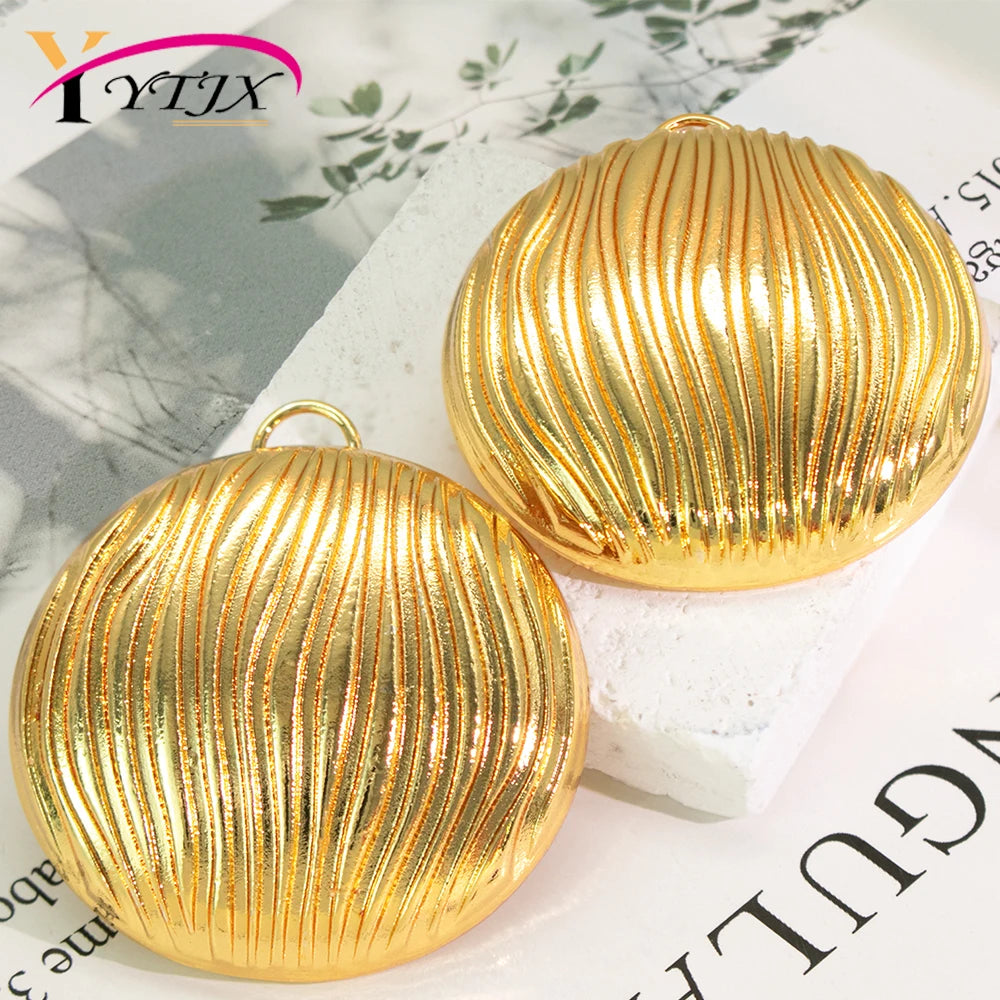 Hemispherical  Earrings Round Punk Geometric Style Jewelry