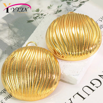 Hemispherical  Earrings Round Punk Geometric Style Jewelry
