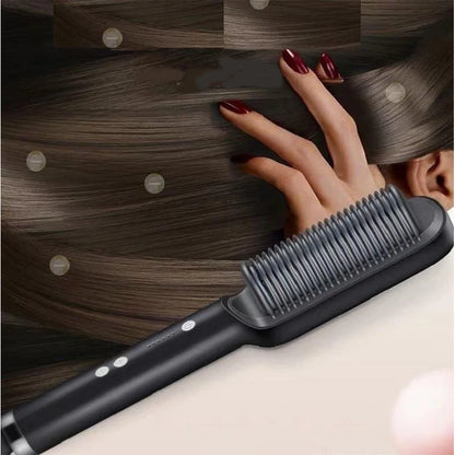 Electric Hair Straightener Brush Professional Straightener