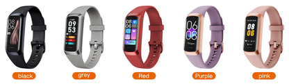 AMOLED Smartwatch Body Temperature Monitor Fitness Clock