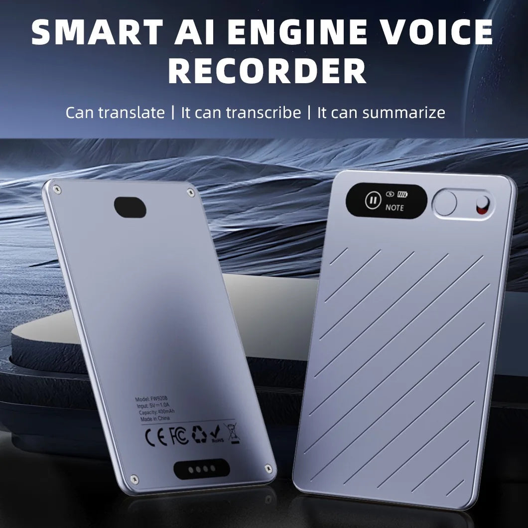 AI Voice Recorder ChatGPT-4 App 64GB Transcribe Summarize