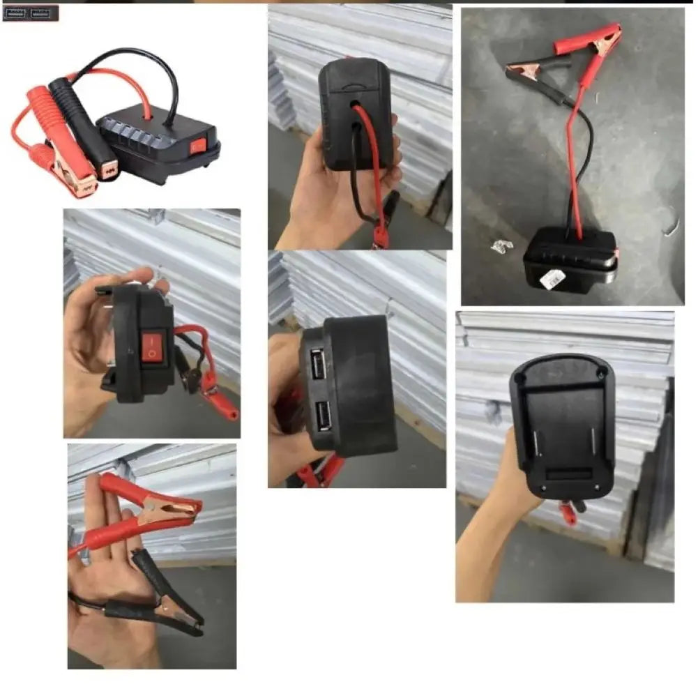 Car Lithium Battery Converter Charger Clip