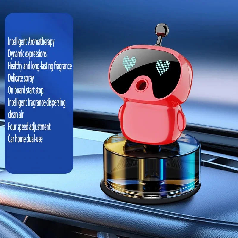 Smart Car Air Freshener AI Rechargeable Car Aroma Diffuser