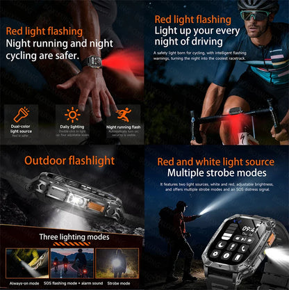 1400mAh Super Battery Durable Adult Smart Watch 2.01 inch