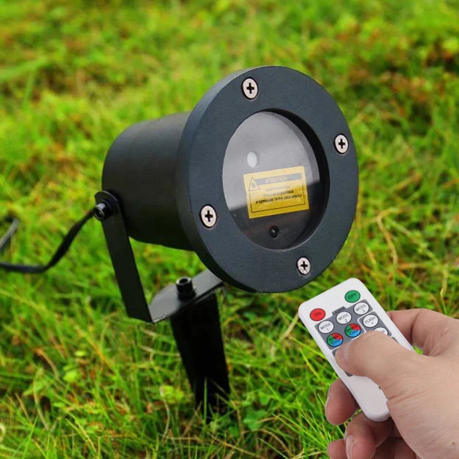 Remote Christmas Projector Laser Light Outdoor Decor