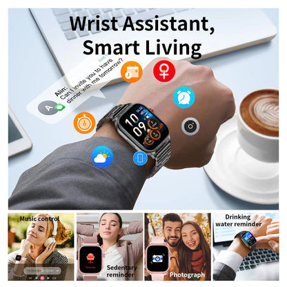 LIGE New Built-in 1400mAh Super Large Battery Smart Watch