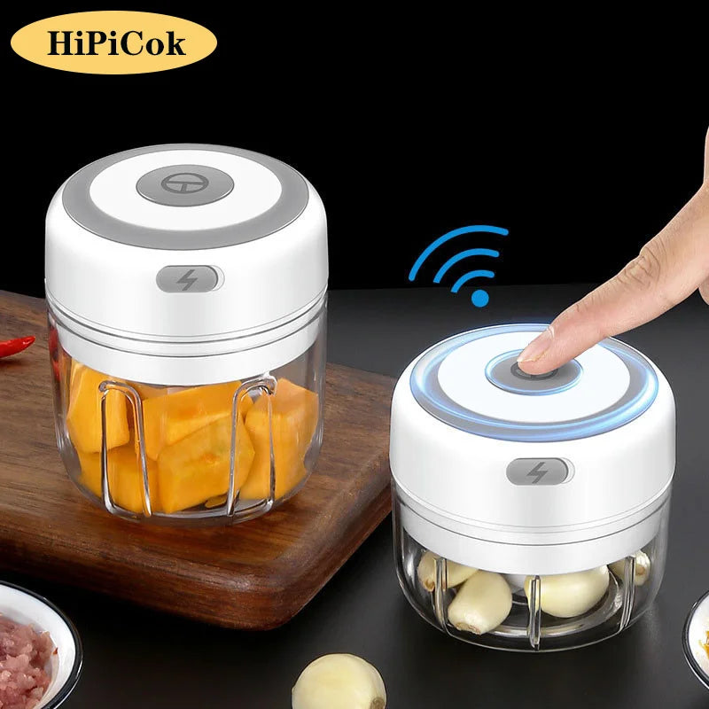 Meat Grinder Electric Garlic Crusher Food Chopper