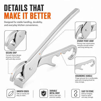 Aluminum Alloy Pizza Pan Gripper Anti Scald Hot Dish