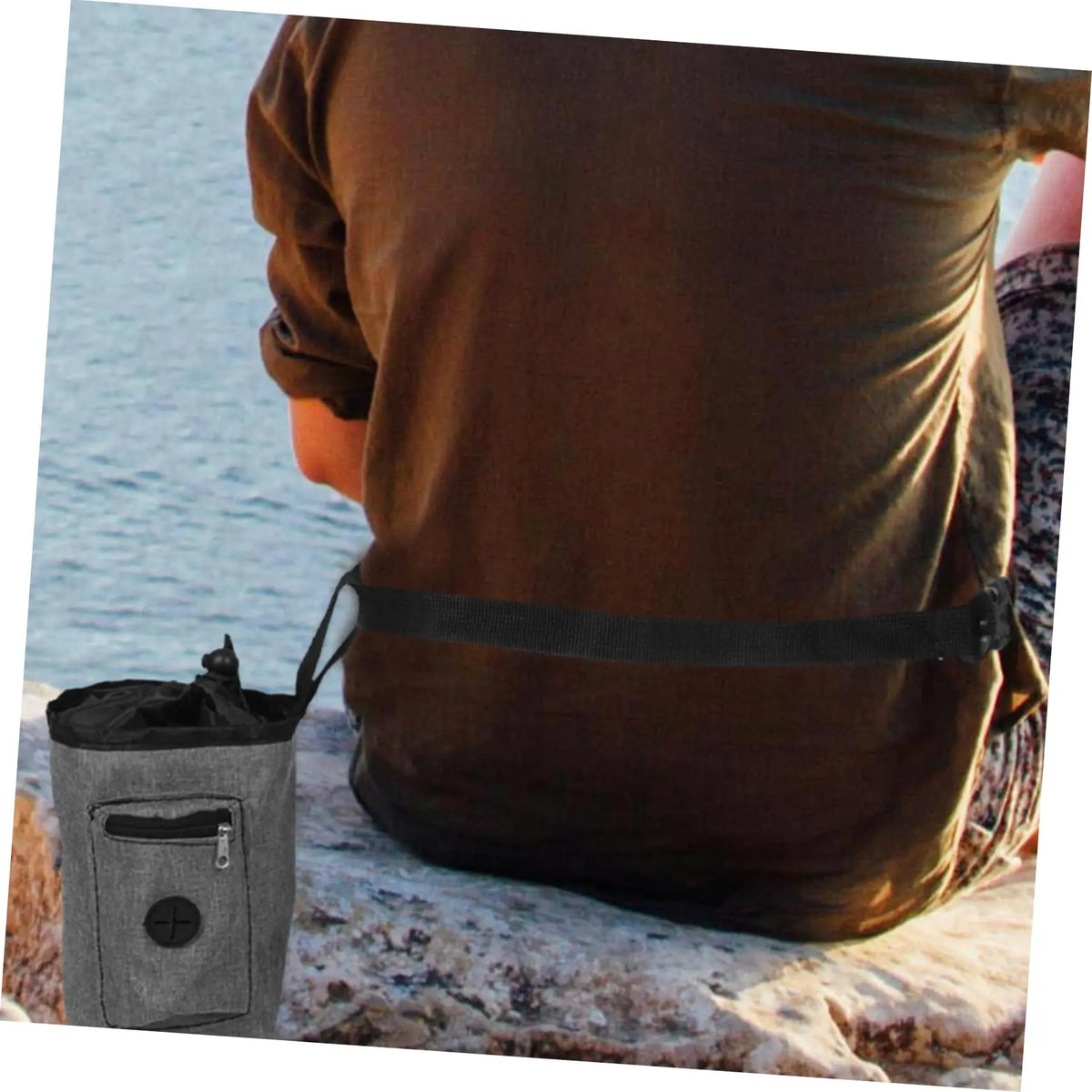 Drawstring Chalk Bag Adjustable Storage Pouch Magnesium