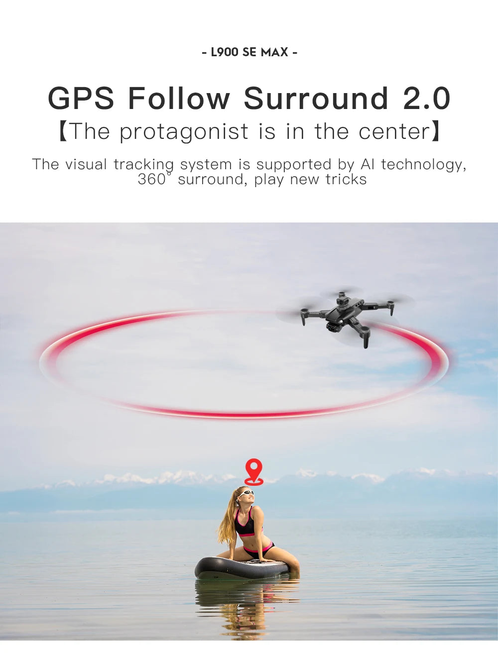 L900 Pro SE MAX GPS Drone 4K Professional Dual HD Camera