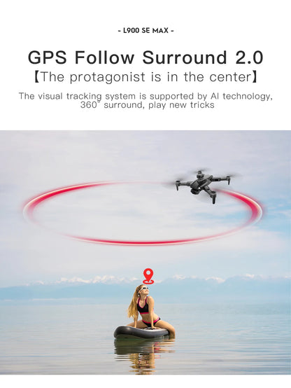 L900 Pro SE MAX GPS Drone 4K Professional Dual HD Camera
