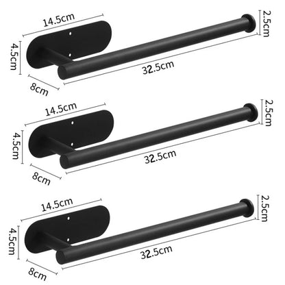 Adhesive Toilet Paper Holder Stainless Steel Wall Mount