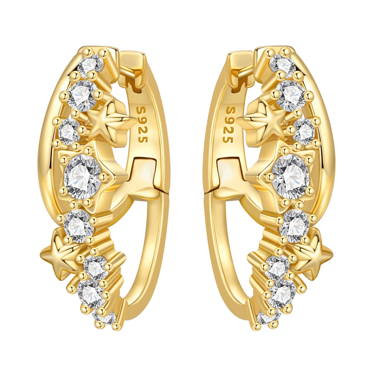 New 925 Sterling Silver 18K Gold Plated Cherry Blossom Butterfly