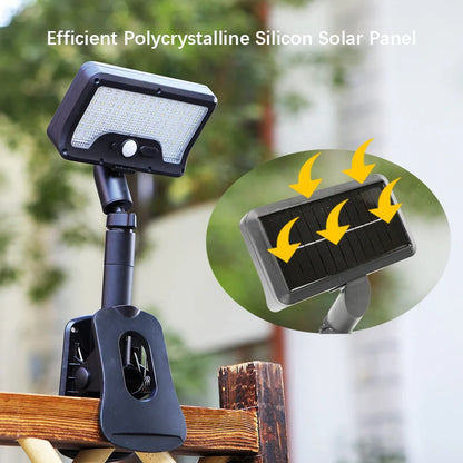 92 LED Solar Clip-on Motion Sensor Lights, LED Street Light