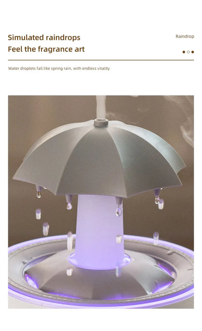 Ultra Quiet Raindrop Humidifier Aromatherapy Diffuser