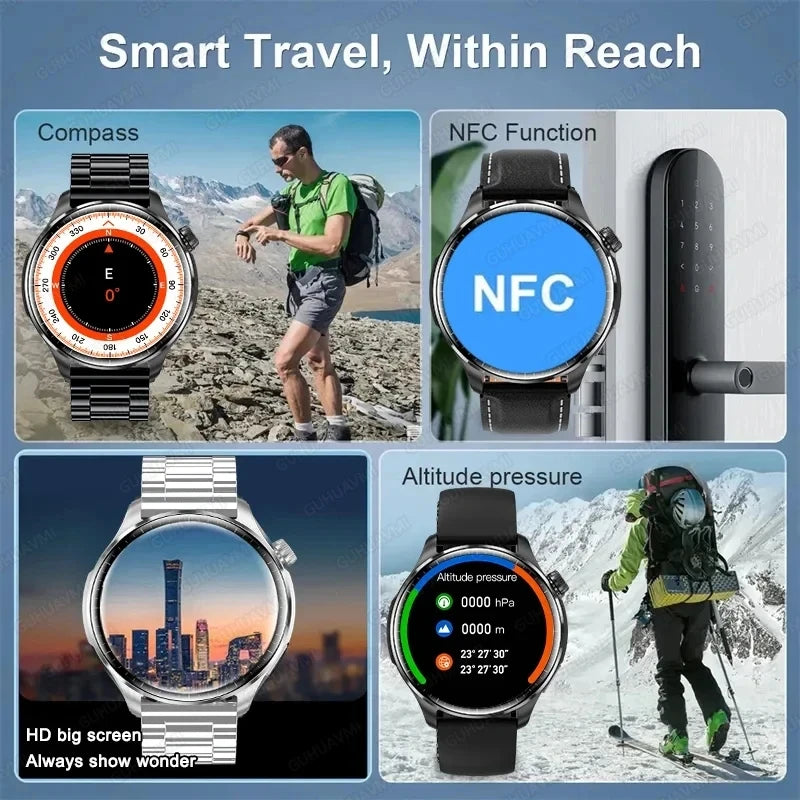 New GPS SmartWatch BluetoothCall IP68 Waterproof Men Women
