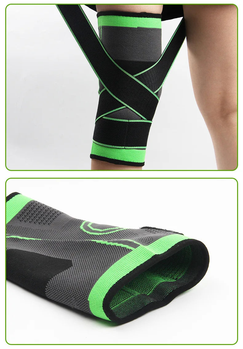 Fitness Knee Sleeve Sports Straps Compression Gym
