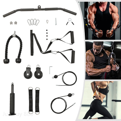Cable Weight Pulley System for Home Gym