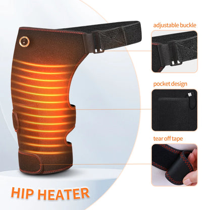 Full-Wrap Hip Support Brace with Massager Pain Relief