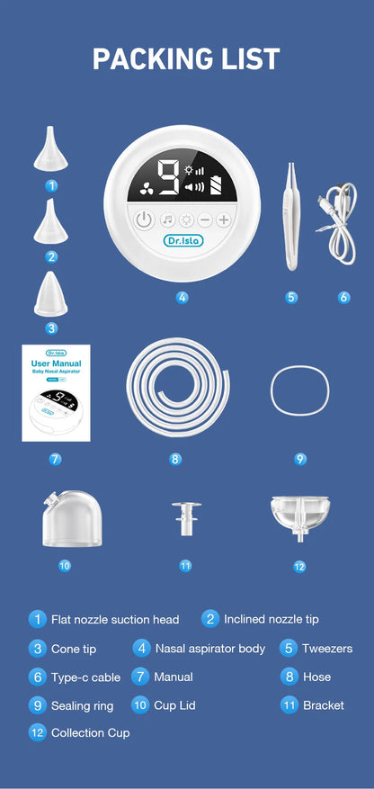 Baby Nasal Aspirator Electric Nose Cleaner