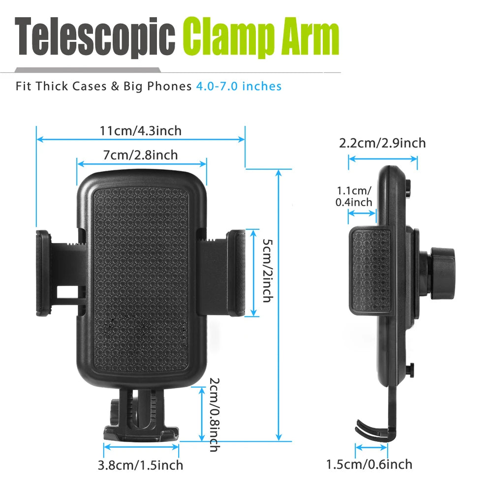 Car Cup Phone Holder 360° Adjustable Universal Bracket