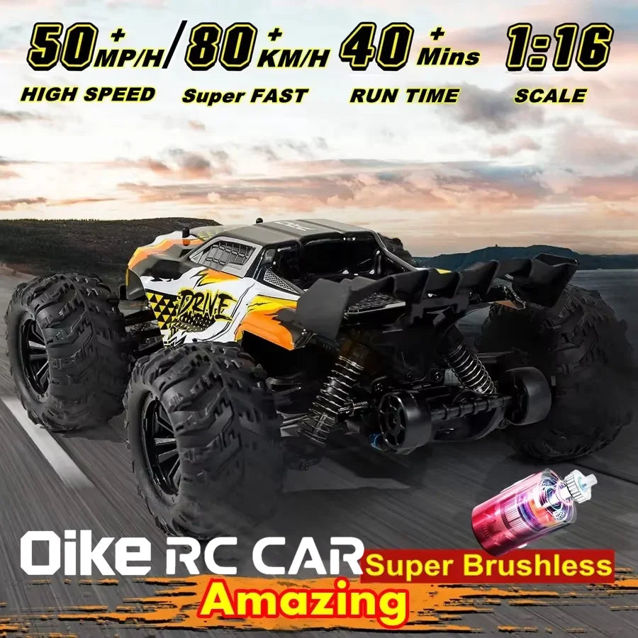 Super Brushless 50KM/H Brushed RC Car Off Road Buggy Toy