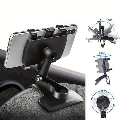 Car Phone Holder Stand Universal Dashboard Car Clip Mount