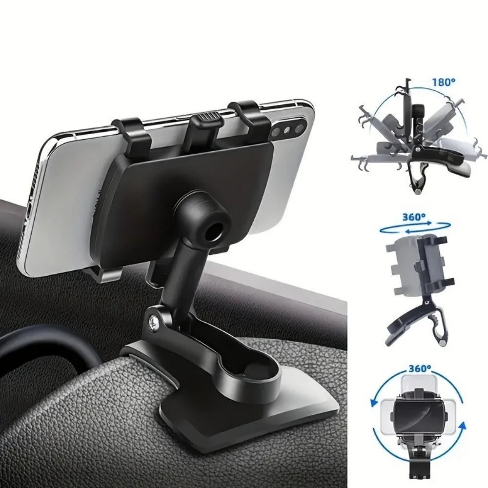 Car Phone Holder Stand Universal Dashboard Car Clip Mount